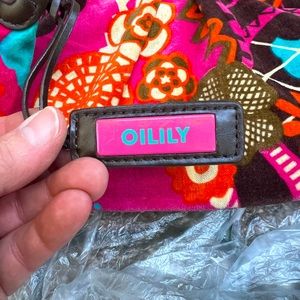 Oilily vintage Amelie Bohemian velvet floral handbag/s